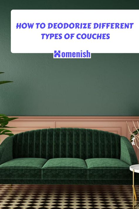 Whatever the smell is, there’s always a way to get a smelly couch smelling fresh again. There are no universal solutions for all types of couches; so we’ll share a few specific suggestions for various couch materials below. Couch Smell Remover, Stinky Couch Remedy, Smelly Hair, Couch Material, Types Of Couches, Smell Remover, Pee Smell, Microfiber Couch, Urine Smells