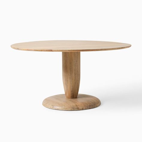 Hoffman Chair, Wooden Dining Table Modern, Nook Table, Round Pedestal Dining, Round Pedestal Dining Table, Round Wood Dining Table, Study Furniture, Furniture Update, Kitchen Dining Table