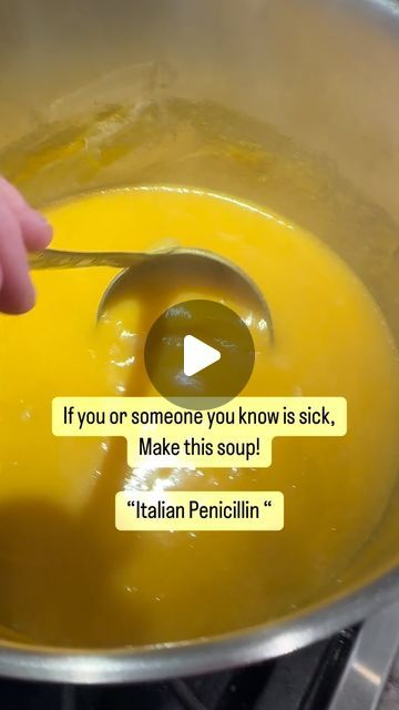 Anna | Boy Mom | Long Island Foodie | Easy Recipes & Tips on Instagram: "Italian penicillin to the rescue ❤️‍🩹🍲  #soup #soupseason #healthysoup" Italian Pennecillin, Jewish Penicillin Soup, Italian Penicillin Soup Video, Pinicillan Soup, Italian Penacillan Soup, Liquid Penicillin Soup, Italian Pinacillin Soup, Italian Penicillin Soup Recipe Easy, Penaciline Soup