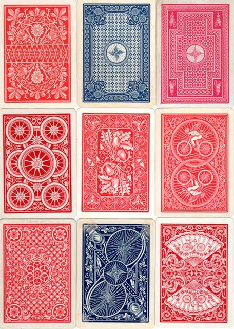 Bicycle Backs Deck Of Cards Back Design, Back Of A Playing Card, Pack Of Cards Design, Vintage Playing Cards Aesthetic, Back Of Playing Card Design, Playing Cards Design Graphics, Playing Card Back Design, Throwing Cards, Playing Card Design