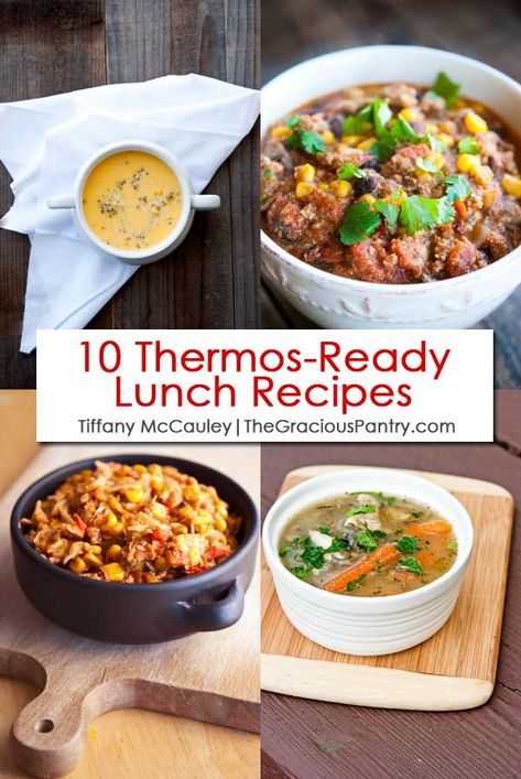 10 Clean Eating Thermos-Ready Lunch Recipes Hot Thermos Lunch Ideas, Healthy Thermos Lunch Ideas, Thermos Food Ideas, Hot Lunch Ideas For Work Men, Thermos Lunch Ideas For Adults, Hot Lunches For Work, Warm Lunch Ideas For Work, Thermos Recipes, Thermos Meals