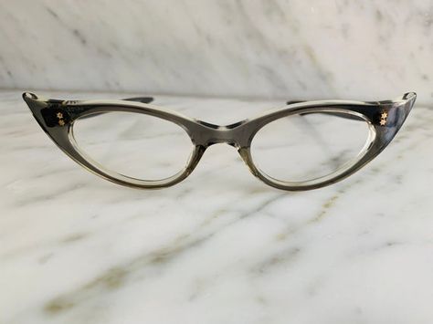 *unused vintage cat eye eyewear *made in france *color smoke *size 44-22 *plastic *can hold a prescription *can add reading power for additional $25.00 *can add sunglass lens for $25.00 *hinge to hinge 4.75 inches *tip to tip 5.25 inches *scull temple does not wrap around ears Cat Eyewear, Clean Skin Face, Makeup Tips For Brown Eyes, Cateye Glasses, Vintage Cat Eye Glasses, Cat Eye Eyeglasses, Cat Eye Glasses Frames, Cat Eye Makeup, Eye Glasses Frames