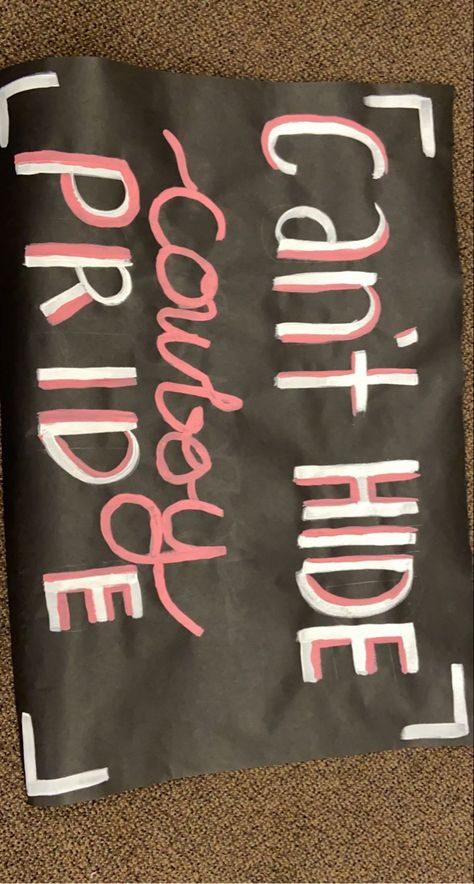 Class Signs Pep Rally Senior, Rivalry Week Posters, Take State Poster Ideas, High School Spirit Posters, Cheer Sign Ideas For Football, Camo Football Game Theme Signs, Pep Rally Banner Ideas, Painted Cheer Signs For Football, White Out Poster Ideas Football