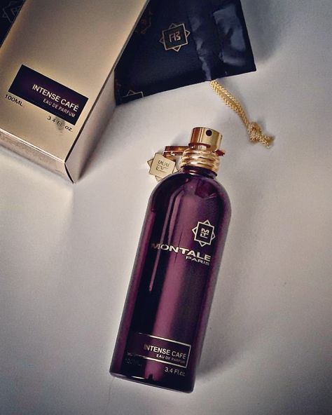 Intense Café by Montale. Rose, vanilla and coffee beautifully balanced into this delicious fragrance. This was love at first spray..on my… Montale Intense Cafe Perfume, Montale Intense Cafe, Coffee Perfume, Coconut Perfume, Coffee Aroma, Pheromone Perfume, Coffee Heart, Morning Person, This Is Love