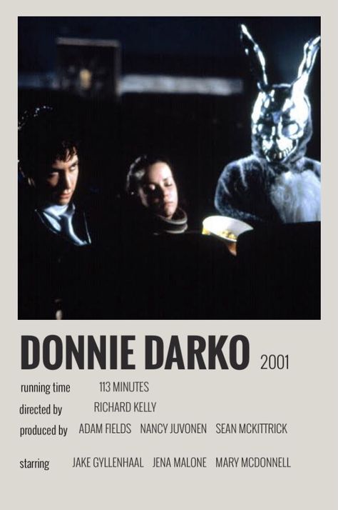 Donnie Darko Movie Poster {made by me} || #minimalist #polaroid Donnie Darko Minimalist Poster, Donnie Darko Polaroid Poster, Sigma Movie Posters, Movies Posters Minimalist, Donnie Darko Movie Poster, Movie Polaroid Posters, Donnie Darko Aesthetic, Donnie Darko Art, Donnie Darko Wallpaper