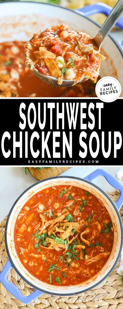 Chicken Tortilla Soup With Rotel Tomatoes, Chili's Chicken Tortilla Soup Copycat, Chili’s Southwest Chicken Soup, Chili Renello Soup, Crockpot Southwest Chicken Soup, Chicken Tortilla Soup Crock, Chilis Chicken Tortilla Soup Copycat, Southwest Chicken Rice Soup, Chili's Soup Copycat