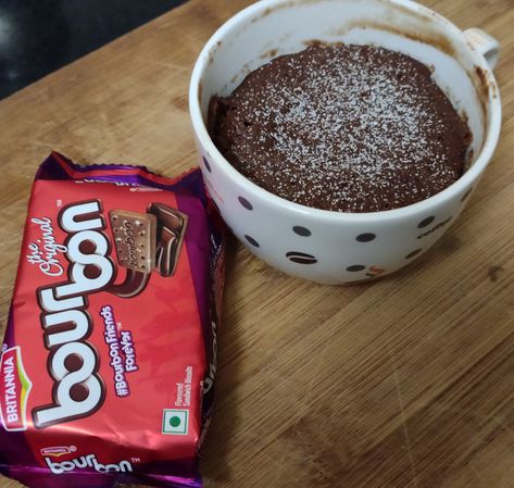 Mug cake recipe. Made from Bourbon biscuits and baked in microwave. It is 2 mins mug cake. If you have cravings for cake then try this instant cake. Lockdown Recipe. Bourbon Biscuit Cake Recipe, Bourbon Biscuit Cake, Biscuit Cake Recipe, Bourbon Biscuit, Bourbon Biscuits, Mug Cake Recipe, Chocolate Biscuits, Dr Pepper Can, Biscuit Cake