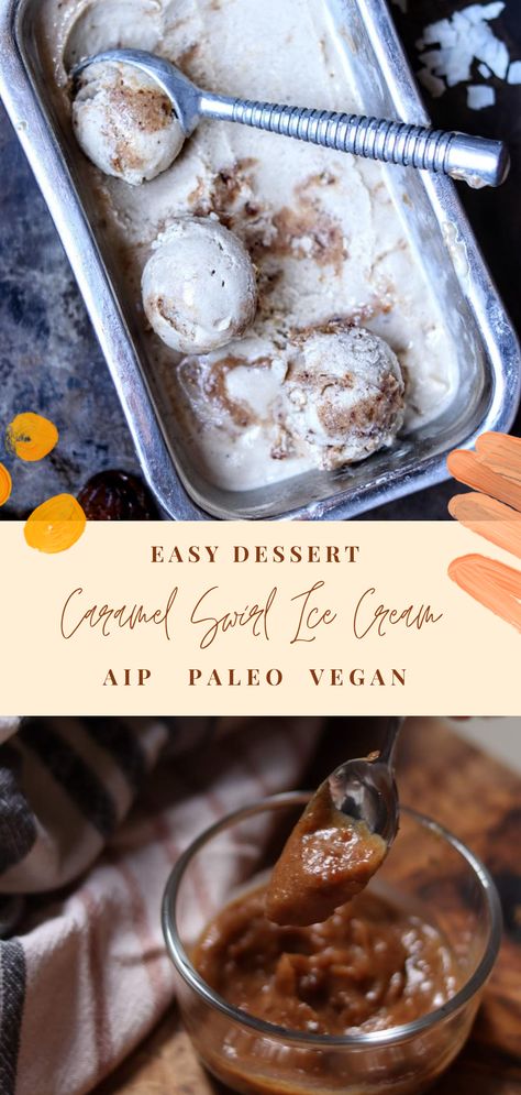 Aip Ice Cream Recipes, Aip Ice Cream, Healthy Banana Ice Cream, Paleo Vegan Dessert, Aip Sweets, Aip Paleo Desserts, Banana Ice Cream Healthy, Aip Meals, Gf Snacks