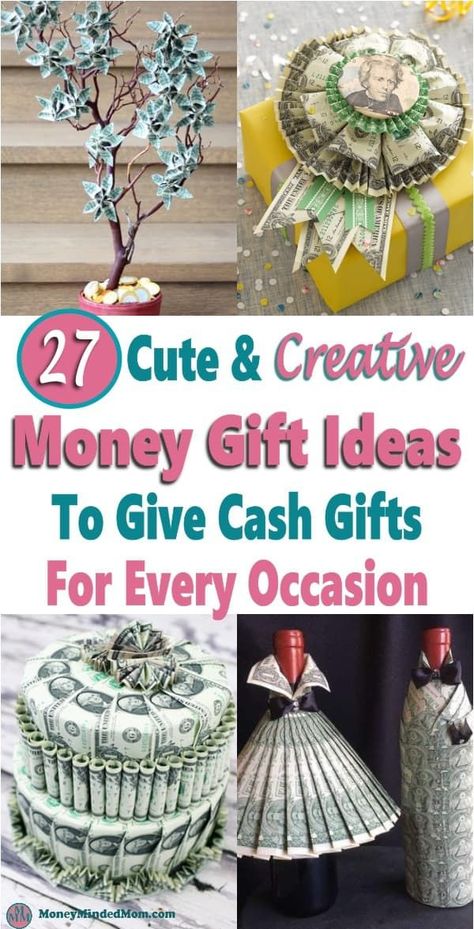 Gift With Money Creative, Gifting Money Ideas Birthday, Creative Cash Gift Ideas, Fun Money Gift Ideas Birthday, Fun Way To Gift Cash, Cash Gift Ideas, Wedding Leis, Chritmas Money Gifts, Money Gifting