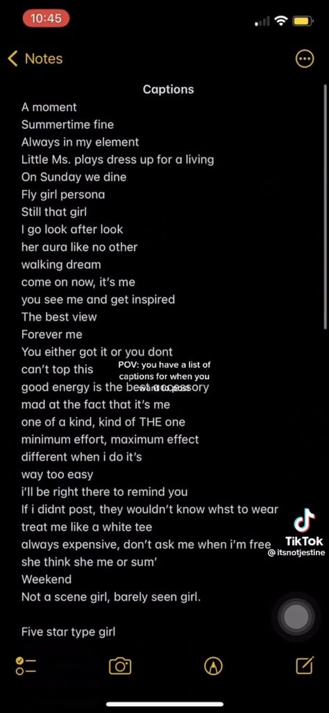 Shes A 10 But Captions, Captions For Duo Pics, Captions For Late Night Posts, Insta Captions Black Outfit, Fashion Show Captions Instagram, Main Character Instagram Captions, Caption For Club Pics, Fly Girl Captions For Instagram, Yearbook Captions Ideas