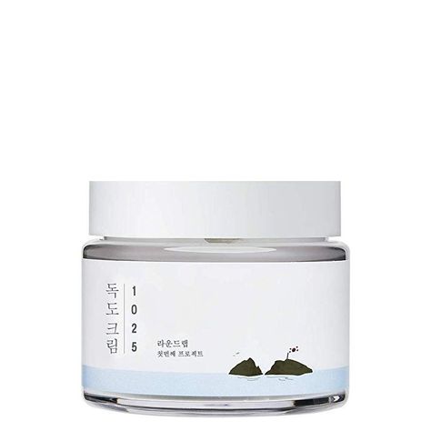 ROUND LAB 1025 Dokdo Cream is a gentlelightweight Korean facial moisturiser that is rich in skin-loving minerals to enhance skin barrierFormulated with deep sea waterhyaluronic acid and ceramidesthis cream has a soft balm-like texture that wraps around the skin to provide ample moisturesmooth out uneven skin texture and increase moisture retention abilitiesWith freshsoothing finish that comforts the skin while reducing redness caused by sensitivitythis daily face cream can be use Korean Face Moisturizer, Moisturiser Korean, Korean Face Cream, Moisturizer Korean, Korean Moisturizer, Korean Cream, Korean Facial, Cream For Face, Uneven Skin Texture