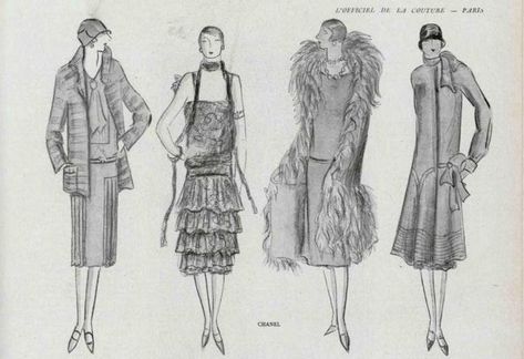 Coco Chanel 1920, Coco Chanel 1920s, 1920s Chanel, Coco Chanel Aesthetic, 1925 Fashion, 1920s Inspired Fashion, Coco Chanel Dresses, Hickory Golf, Chanel Archive