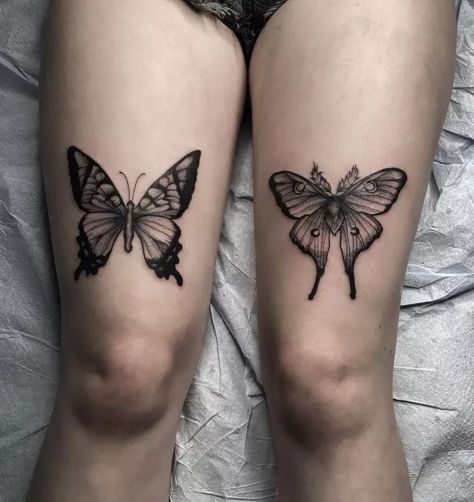 Top 25 Best Tattoo Above Knee Ideas and Meanings for 2022*** Bee Under Knee Tattoo, Under Knee Moth Tattoo, Above Knee Tats For Women, Over The Knee Butterfly Tattoo, Women’s Above The Knee Tattoo, Moth Over Knee Tattoo, Cover Up Knee Tattoo, Open Knee Tattoo, On Top Of Knee Tattoo