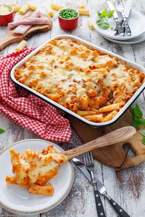 Rigatoni, Pizza Pasta, Pampered Chef, Gnocchi, Italian Recipes, Food And Drink, Pizza, Chef, Sauce