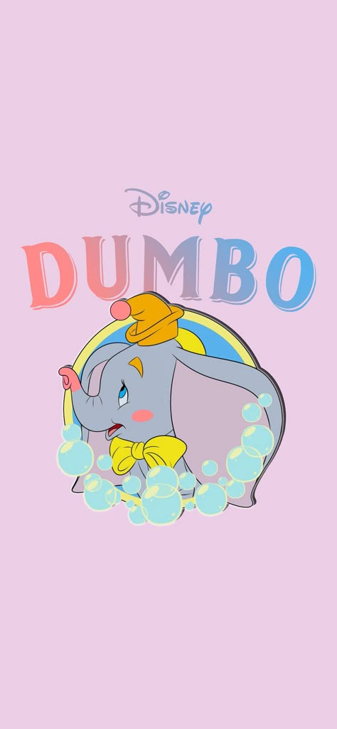 Cute Dumbo Wallpaper, Disney Dumbo Wallpaper, Dumbo Wallpaper, Disney Project Life, Disney Characters Wallpaper, Disney Background, Karakter Disney, Disney Phone Wallpaper, Disney Images