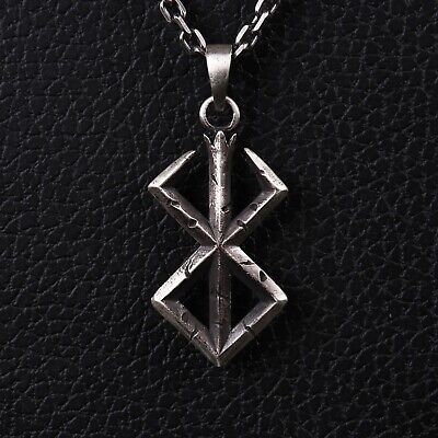 Top Rated 4cm 925 Sterling Silver Berserk Sacrifice Necklace Brand of Sacrifice Pendant, Fashion Jewelry Berserk Clothes, Berserk Necklace, Eric Aesthetic, Brand Of Sacrifice, Satanic Cross, Mens Necklace Pendant, Symbol Necklace, Mens Silver Necklace, Necklace Brands