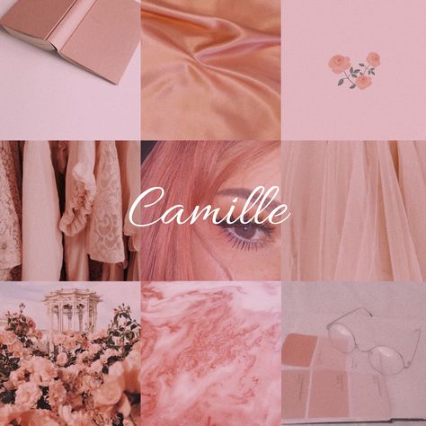 Camille // name aesthetic Camille Name, Insta Feed Goals, Sleeping Beauty Aesthetic, Not So Berry Challenge, Name Aesthetic, Aesthetic Usernames, Oc Names, Pastel Iphone Wallpaper, Cosmetic Line