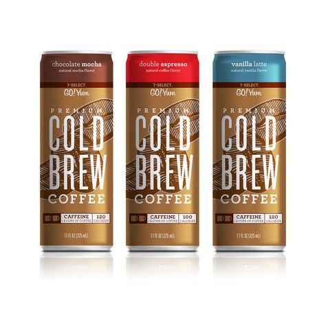 Cold Brew Brand, Cold Brew Packaging Bottle Labels, Coffee Can Packaging Design, Cold Brew Can Design, Cold Coffee Packaging, Iced Coffee Logo Design, Coffee Can Packaging, Nescafe Packaging, Iced Coffee Packaging