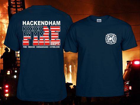 Volunteer Fire Department Shirts, Fire Dept Shirts, Fire Department Shirts, Firefighter Life, Firefighter Decals, Creative Photography Poses, Firefighter Decor, Volunteer Fire Department, Company T Shirt