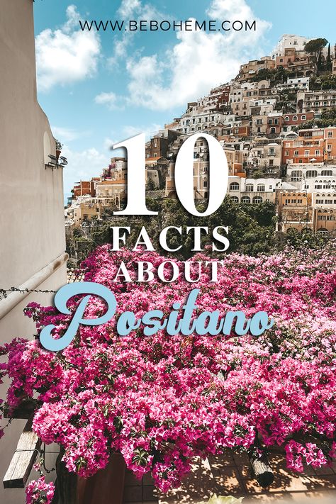 Ten fun facts about Positano! #positano #italia #amalfi #italy #amalficoast Famous Dancers, Amalfi Italy, Rudolf Nureyev, Positano Italy, Trivia Questions, Beautiful City, Positano, Amalfi Coast, Heritage Site