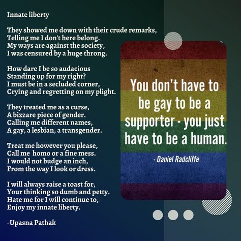 Pride month, poem on LGBTQ Lgbtq Poems, Lgbtq Poetry, Lgbt Quotes, Lgbtq Quotes, Lgbtq Rights, Journal Books, Random Quotes, Lgbtq Pride, Pride Month