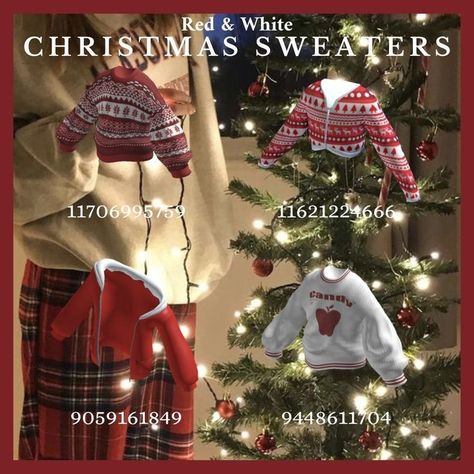 Bloxburg 3d Sweater Codes, Berry Ave Sweater Codes, Brookhaven Sweater Codes, Berry Avenue Codes Clothes Y2k Red, Brookhaven Outfit Codes Red, Bloxburg Xmas Outfit Codes, Berry Avenue Sweater Codes, Bloxburg Christmas Outfit Codes Pjs, Christmas Decals Bloxburg Codes