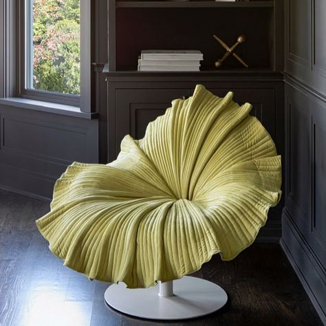 "Bloom Swivel Chair" by Kenneth Cobonpue. This chair may look delicate, but it is super sturdy, Italian microfibre fabric on a fibreglass shell, on a swivel base. 7 colour options. Kenneth Cobonpue, Swivel Chair, Color Options, Diy Projects, Fabric, Furniture, Quick Saves