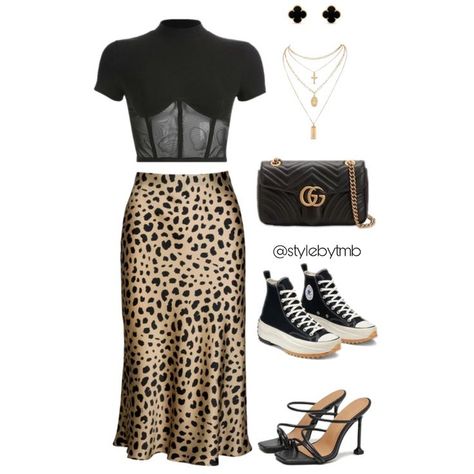 Using the FLA Method from @themagnoliababe to create a brunch outfit for both casual and chic slay. Silk flare skirt with a corset blouse. You can choose between sneakers and heels. Throw on your favorite bag and go sis! Corset Blouse, Brunch Outfit, New Skin, Flare Skirt, Magnolia, Polyvore Image, Silk, Skirt, Heels