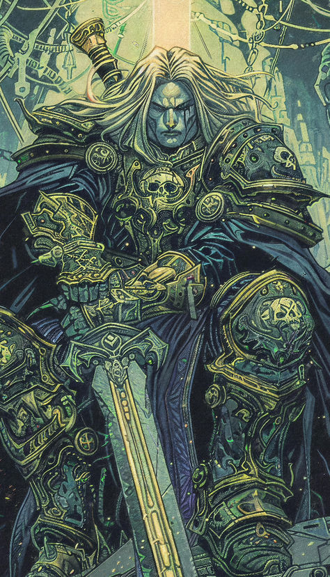 Arthas Menethil, Crown Prince of Lordaeron and Knight of the Silver Hand, was the son of King Terenas Menethil II and heir to the throne. He was trained as a paladin by Uther the Lightbringer and was inducted into the Order of the Silver Hand. Arthas also had a romantic relationship with the kind sorceress Jaina Proudmoore. Committed to the protection of his people, Arthas was determined to stop the plague spreading throughout Lordaeron. Uther Lightbringer, Arthas Menethil, Jaina Proudmoore, The Plague, Romantic Relationship, The Throne, The Heirs, The Artist, Independent Artist