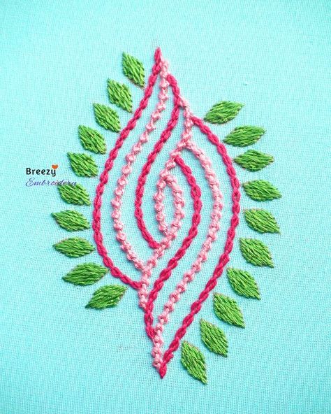 Kashmiri Embroidery Motifs Sketches, Couching Embroidery Design Motifs, Kashida Embroidery Motifs, Aari Work Motifs, Hand Embroidery Motifs, Simple Flower Embroidery Designs, Indian Embroidery Designs, Basic Hand Embroidery Stitches, Hand Embroidery Patterns Free