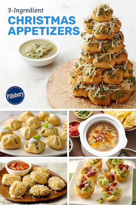 Make Christmas apps easier (hello, Pillsbury™ refrigerated dough!) so you can focus on sharing memories with your family—not slaving away in the kitchen! Pilsbury Recipes Christmas, Best Christmas Appetizers, Christmas Brunch, Christmas Party Food, Christmas Appetizers, Holiday Appetizers, Christmas Cooking, Party Food Appetizers, Holiday Cooking