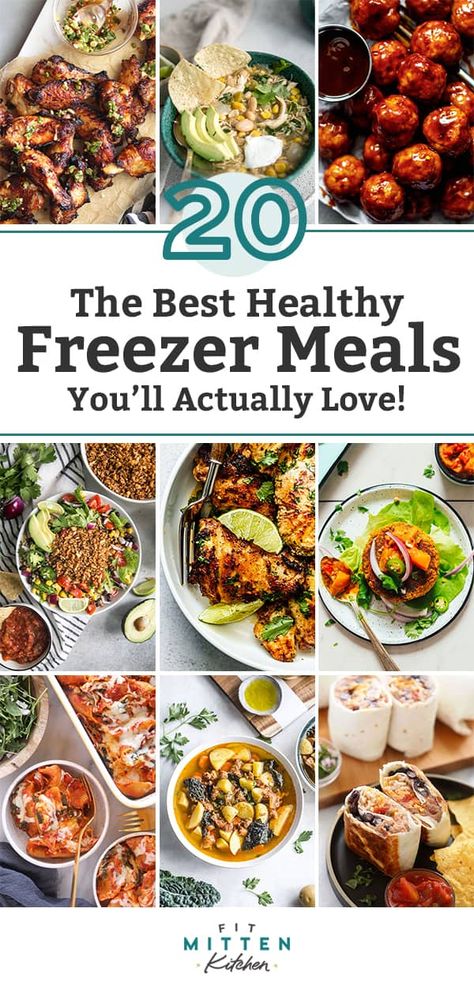 Freezer Fit Meals, Healthy Freezer Meals Breakfast, Fall Freezer Meals Healthy, Healthy Frozen Crockpot Meals, Healthy Frozen Meal Prep Recipes, Freezer To Oven Meals Healthy, Meal Prep For A Month Freezer Recipes, Healthy Freezer Friendly Meals, Healthy Recipes Make Ahead