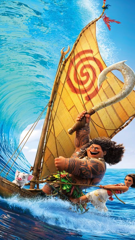 Moana Poster, Moana 2016, Moana Movie, Moana 2, Best Wallpaper Hd, Disney Wallpapers, Disney Phone Wallpaper, Secret Life Of Pets, Film Disney