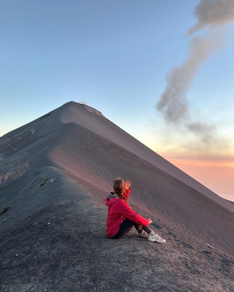 Booked a flight to Guatemala by myself to hike an active volcano after an encounter night & feeling like God told me I needed to go here & do this. He was right. 🌋🇬🇹 @getyourguide @getyourguidecommunity Volcano Hike, Active Volcano, By Myself, Volcano, Guatemala, Flight, Vision Board, Hiking, Collage