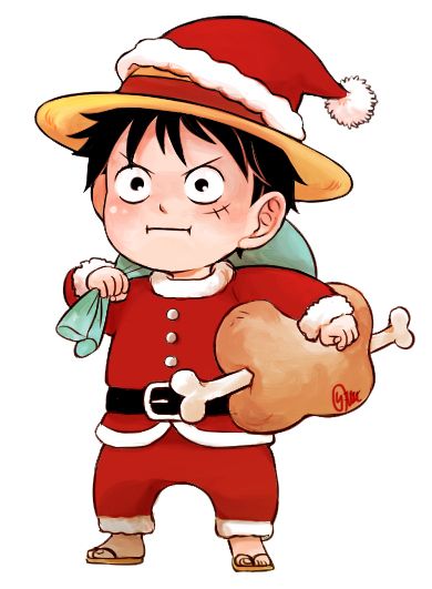 #Luffy #ONEPIECE #mugiwara #strawhat #pirate #fanart #chibi #christmas Tony Chopper, Anime Christmas, One Piece Drawing, One Piece Pictures, Cute Cartoon Drawings, Christmas Drawing, Cute Coloring Pages, Monkey D Luffy, Disney Drawings