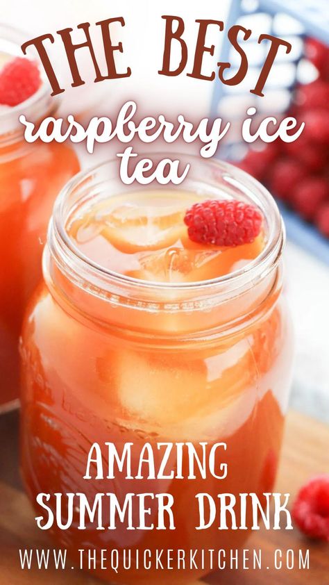 Red Raspberry Leaf Iced Tea, Iced Tea Drinks Recipes, Raspberry Iced Tea Recipe, Cold Raspberry Leaf Tea, Iced Red Raspberry Leaf Tea Recipe, Raspberry Leaf Tea Recipe Drinks, Strawberry Iced Tea Recipe, Homemade Sweet Tea Recipe, Raspberry Tea Recipe