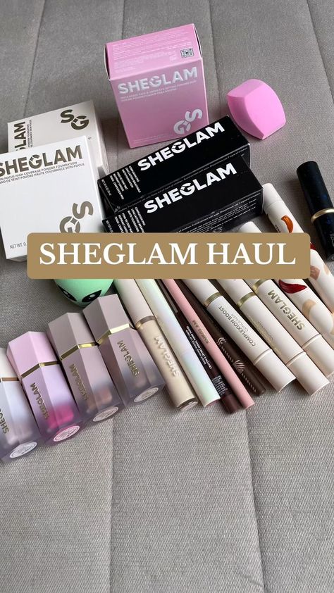 👔SHEIN Sheglam Haul💄✨ Face Mask Brush, Shein Haul, Sephora Haul, Lip Makeup Tutorial, Makeup Haul, Cosmetic Items, Pink Girly Things, Matte Foundation, Makati