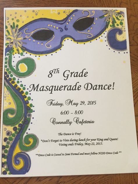 Highschool Dance Themes, Junior High Dance Themes, Dance Themes Ideas, Masquerade School Dance, School Dance Themes Ideas, Middle School Dance Themes Ideas, Middle School Dance Decorations, Dance Ideas School Themes, High School Dance Themes