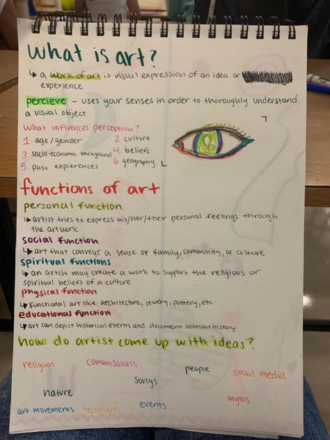 art notes school productivity aesthetic what is art functions of art school Art Notes Student, School Productivity, Artists Aesthetic, Productivity Aesthetic, Notes School, What Is Art, Art Notes, Art Major, Notes Journal