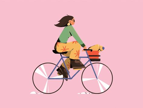 Gif Photoshop Animation, Photoshop Gif, Cycling Animation, Loop Illustration, Photoshop Animation, Illustration Motion, Gif Animation, Motion Animation, Illustration Gif