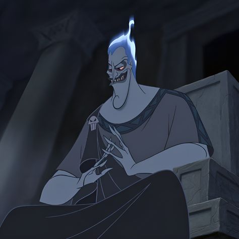 From animated Disney film, “Hercules” (1997). Hades In Hercules, Hercules Disney Hades, Funny Hear Me Out Characters, Hear Me Out Cake Characters Funny, Hear Me Out Characters Funny, Hear Me Out Cake, Hades Icon, Hercules Aesthetic, Disney Dads