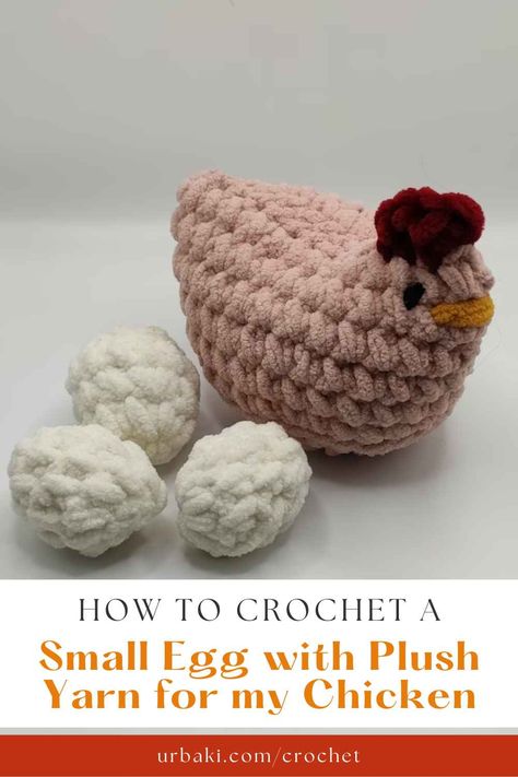 Following the popular "How to Crochet Chicken" video, Hobbi CROCHET responded to requests with a fantastic tutorial on "How to Crochet an Egg." Imagine the joy of creating a whole family of large and small chickens, accompanied by a plethora of charming eggs. It's not just crafting; it's a fun and easy free crochet pattern that promises hours of creative delight. 🧶 Whether you're a beginner or an advanced beginner, Hobbi CROCHET has you covered. Dive into the world of crochet... Egg Crochet Pattern Free, Mabel Chicken, Chicken Pattern, Crochet Plushie, Plush Yarn, Crochet Chicken, Small Chicken, Crochet Collection, Crochet Animals Free Patterns