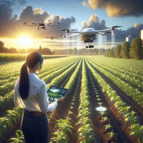 🌾 AI Agriculture: Optimize crop yields and monitor soil health with AI tools like FarmLogs and CropX. Ensure sustainable farming with precision agriculture. #AIAgriculture #SustainableFarming Agriculture Aesthetic, Agriculture Pictures, Precision Agriculture, Floating Architecture, Sustainable Agriculture, Love The Earth, Roxy Women, Sustainable Farming, Soil Health