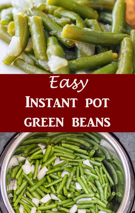 A quick and easy side dish perfect for any weeknight dinner, holiday get together, or office potluck! #sidedish #greenbeans #holidaydinner #weeknightdinner Green Beans Stove Top, Keto Green Beans, Instant Pot Green Beans, Continental Food, Office Potluck, Vegetable Appetizers, Kfc Recipe, Potluck Dishes, Best Instant Pot Recipe