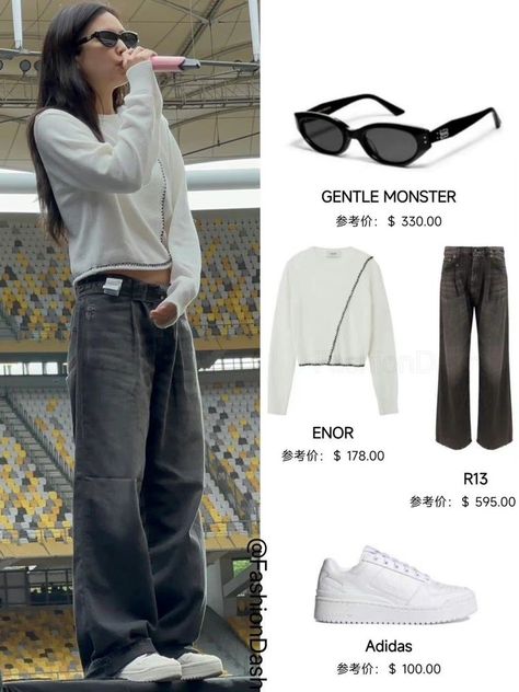 Jennie Bp Outfit Casual, Jennieism Outfits, Blackpink Outfits Casual, Blackpink Casual Outfits, Jennie Outfits Casual, Jennie Casual Outfit, Jennie Outfit Ideas, Jennie Outfits, Blackpink Closet