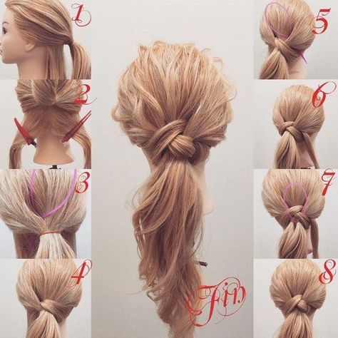 Sanggul Modern, Ponytail Tutorial, Hairstyle Trends, Hair Arrange, Great Hair, Hair Dos, Ponytail Hairstyles, Hair Designs, Hair Updos