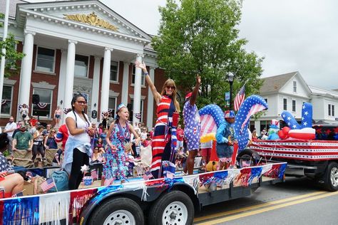 Small Town Fourth Of July, 4th Of July Pics, Fourth Of July Parade, Stowe Vt, 4th Of July Parade, Stowe Vermont, Parade Float, 4th Of July Celebration, The Fourth Of July