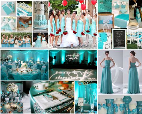 blue wedding theme | Here are some more cheap tiffany blue wedding invitations from www ... Tiffany Blue Wedding Decorations, Tiffany Blue Bridesmaids, Tiffany Wedding Theme, Blue Theme Wedding, Turquoise Wedding Theme, Tiffany Blue Bridesmaid Dresses, Tiffany Bridesmaid Dresses, Cornflower Blue Wedding, Theme Wedding Ideas