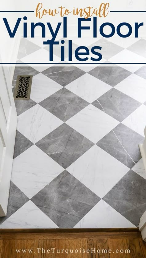 How To Put Down Peel And Stick Flooring, Peel And Stick Floor Tile Bathroom Ideas, Easy Install Flooring, Peel N Stick Flooring, Vinyl Floor Tiles Peel And Stick, Diy Peel And Stick Flooring, Floor Pops Peel And Stick, Sticky Tile Floor, Peel Stick Floor Tile