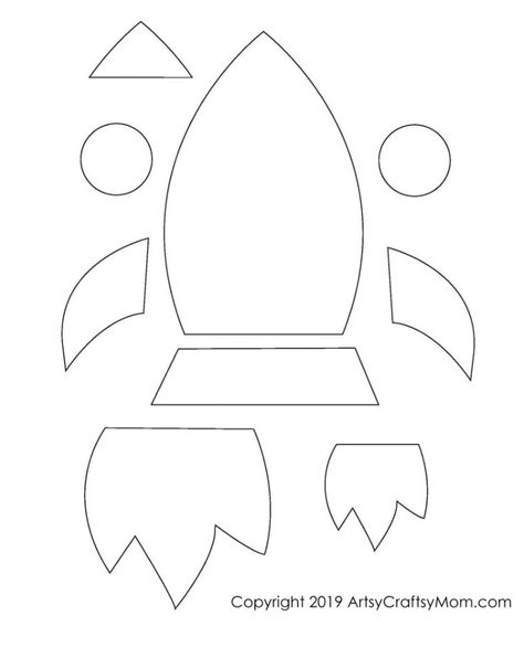 Toddler Space Crafts, Spaceship Template, Space Crafts For Toddlers, Diy Astronaut, Space Theme Classroom, Space Crafts For Kids, Astronaut Birthday, Space Activities, Space Birthday Party